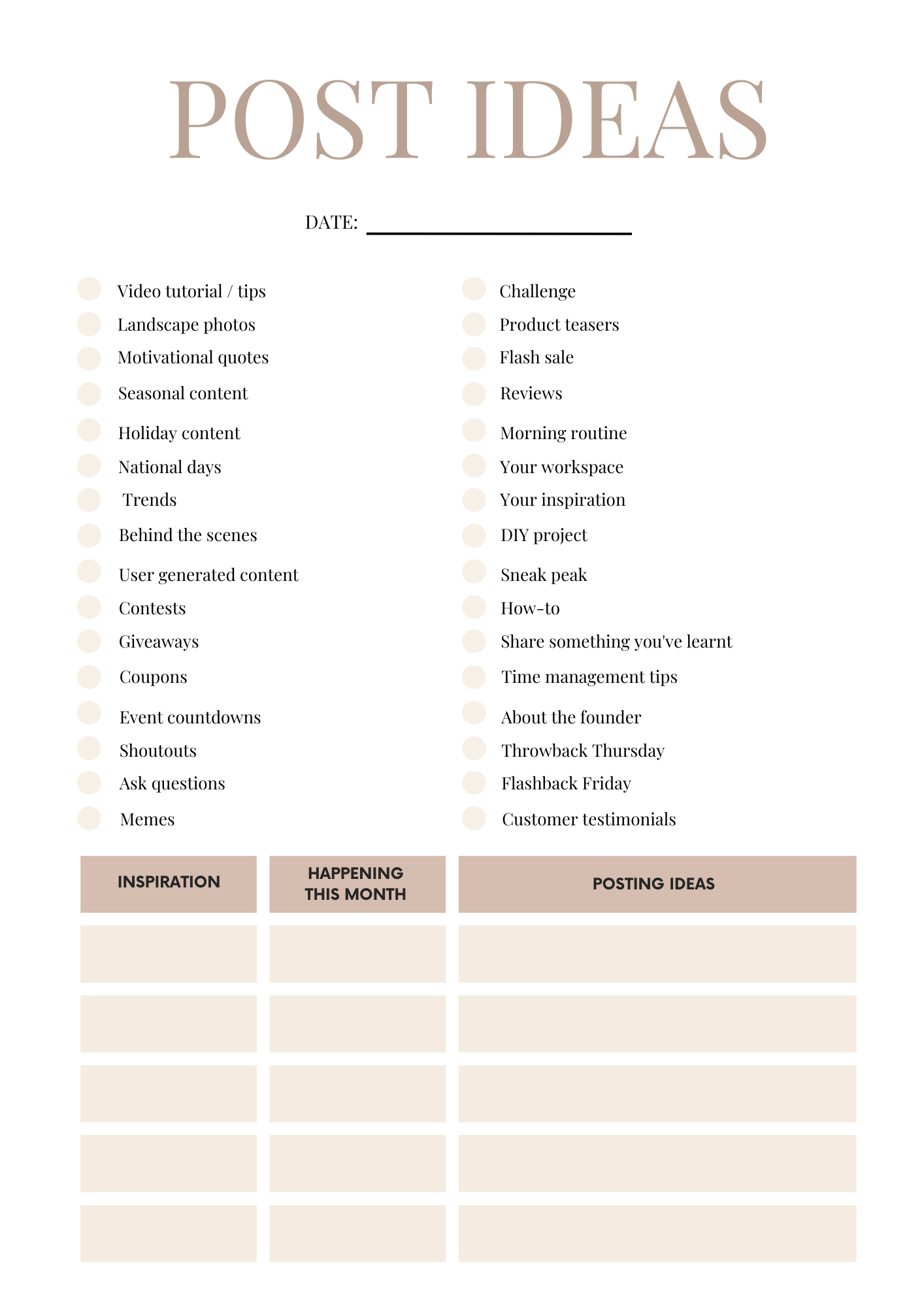 Structure • Launch • Highlight –The ULTIMATE Content Performance Planner for SMM