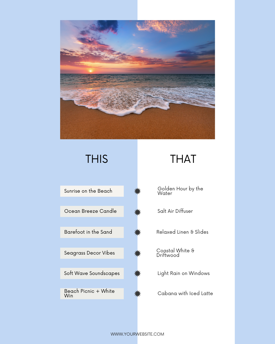 SLH Coastal Calm Content Pack | Beachy & Relaxed Aesthetic Templates